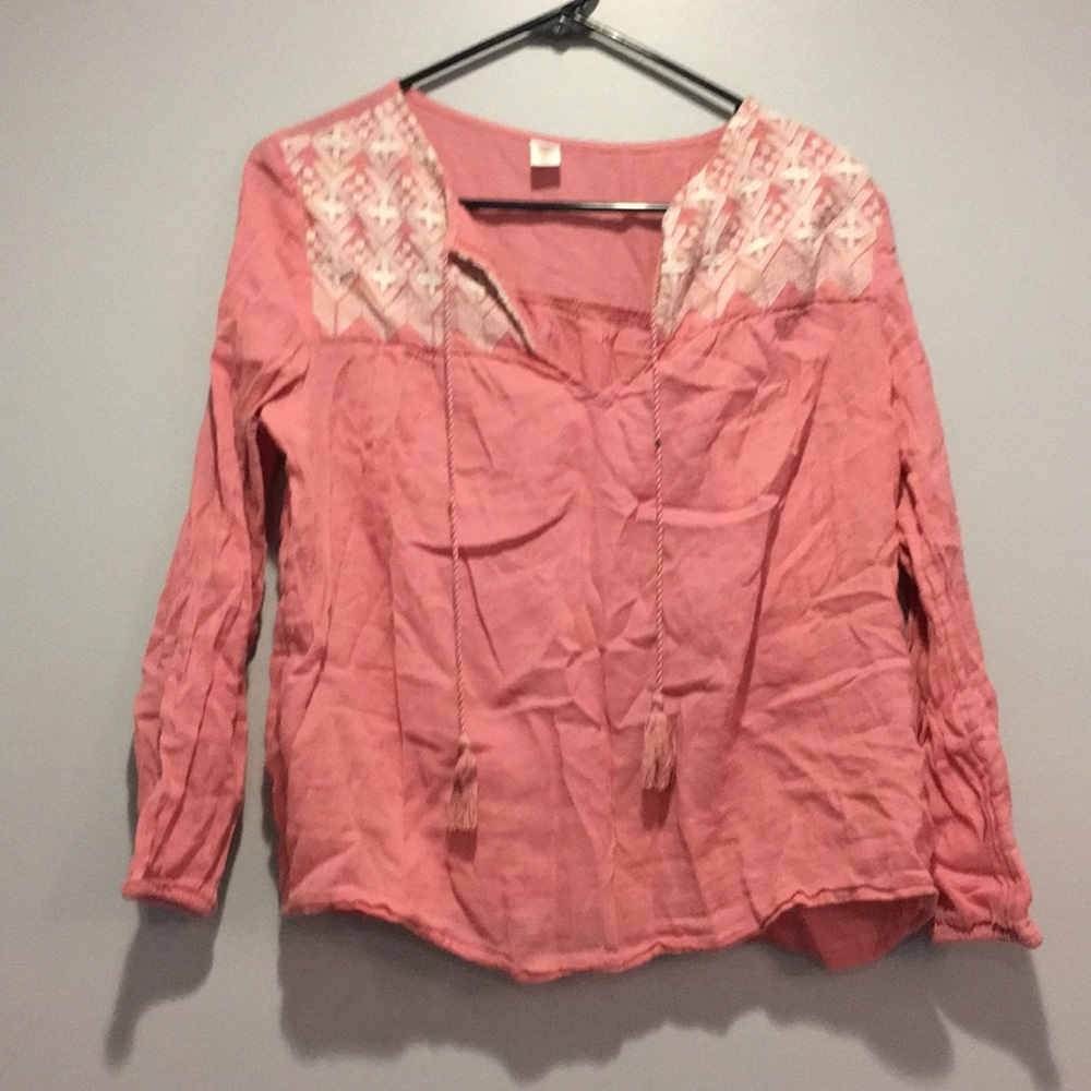 Embroidered Aztec Blouse